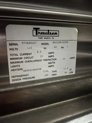 Used TRAULSEN RH132W-ZCF06 Refrigerators Florida US | BAM Discount Restaurant Equipment #1390538