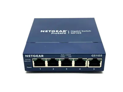 USED NETGEAR PROSAFE UNMANAGED GIGABIT ETHERNET SWITCH 5-PORT