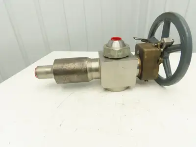 PJ Valves PL75765-40x2 High Pressure Ball Valve Hand Wheel Gear Box Bleed-Off 2"