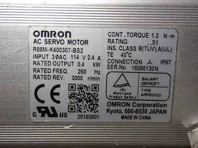 USED OMRON R88MK40030TBS2