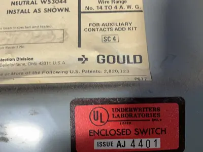 Used GOULD F351 Switchgears Ohio US | HGR 24 #1452467