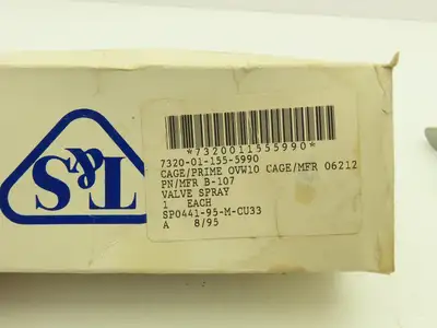T&S B-107 Spray Valve W Grey Rubber Bumper DOE Spray Face 1.15 GPM @60PSI