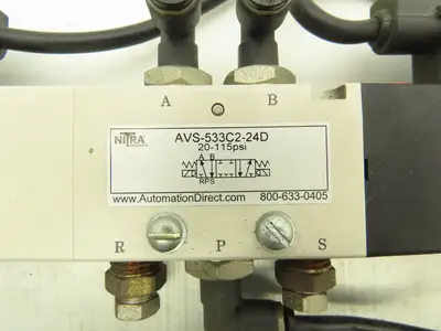 Nitra/Festo AVS-533C2-24D Pneumatic Solenoid & On/Off Valve w/Filter/Regulator