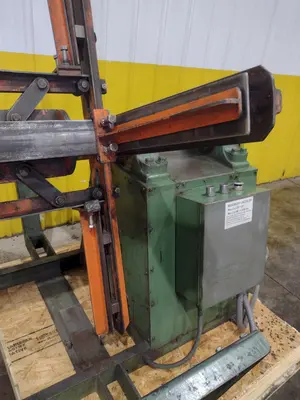 5,000 LB X 24" X 60" OD BRADBURY MOTORIZED COIL REEL UNCOILER: YOBRO #24950