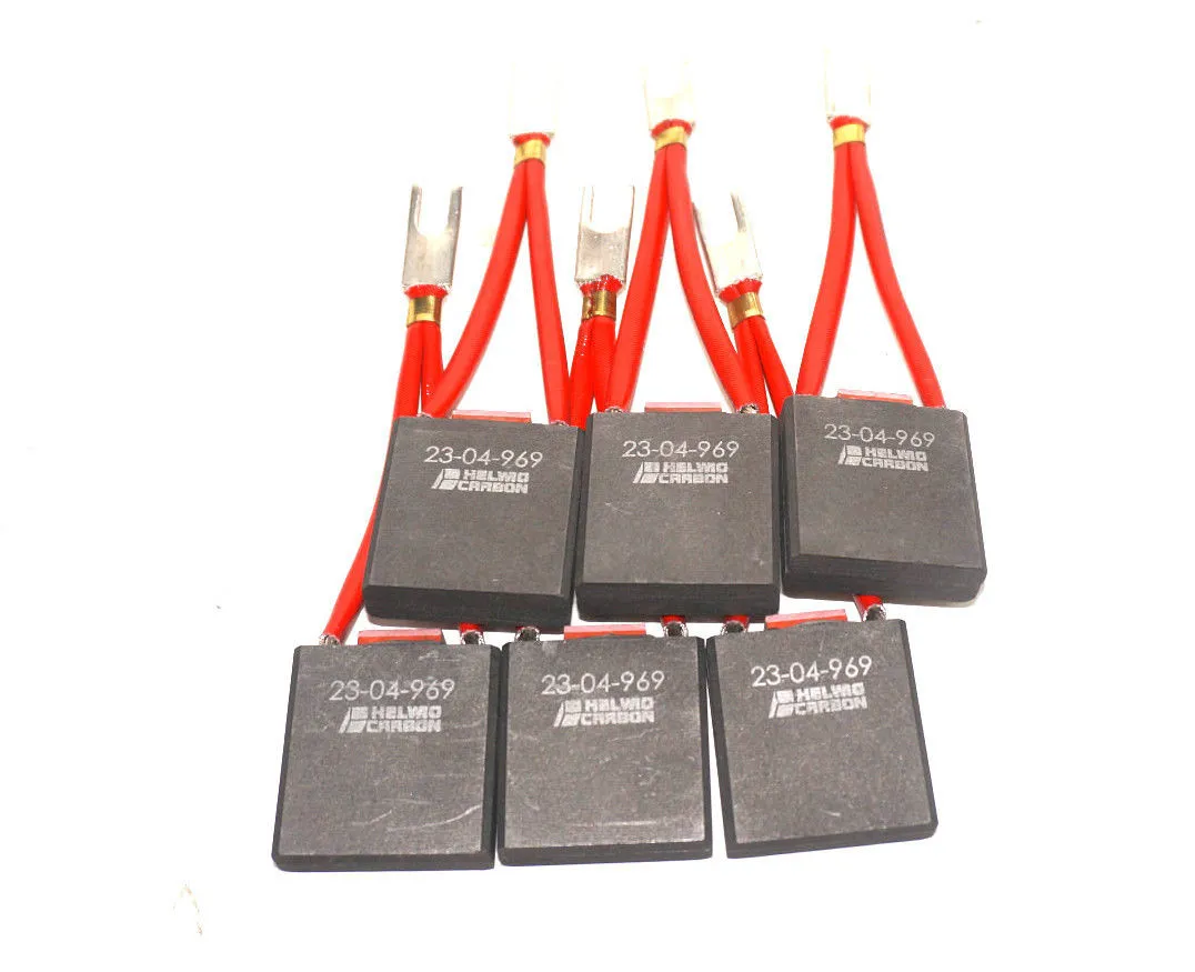 6 NEW HELWIG CARBON 23-04-969 CARBON BRUSH 2304969