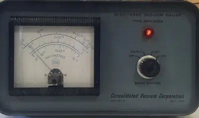GPH- 100 A, Discharge Vacuum Gauge by Consolidated Vacuum Co.