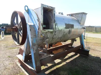 Dryer, Paddle, 100 CF, S/st, Continuous, 125 HP, Jkt, #L737891