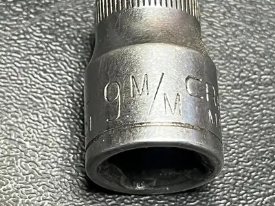 Craftsman USA 9mm 12 Point 3/8" Drive Shallow Socket 44301 G Series            n