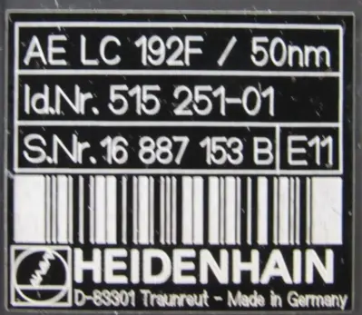 NEW HEIDENHAIN 387089-11 LINEAR ENCODER LC192F 1240MM 38708911