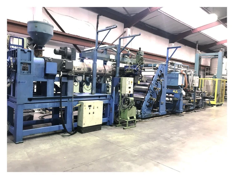 Used 2002 AMUT, KREYENBORG, GEAR PUMP ,  EDI FLEX LIP AMUT  SML COEXTRUSION  1400MM AMUT COEX SHEET LINE, EDI, Extruders Florida US | ESCOBAR TRADING, INC. #202908
