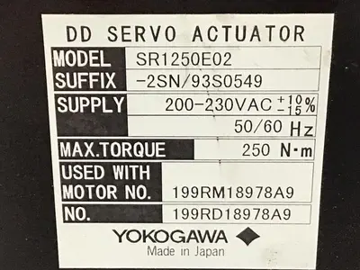 USED YOKOGAWA SR1250E02