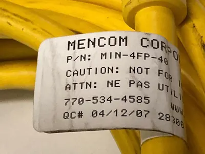 New | in-Stock MENCOM MIN-4FP-40 Cable & Wire Ohio US | Surplus Asset Holdings #1238944
