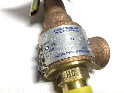 Kunkle 6010DCM01-KM Safety Relief Valve 1/2″NPT Capacity 189 SCFM Set 75