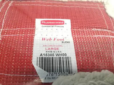 NEW RUBBERMAID WEB FOOT ANTIMICROBIAL