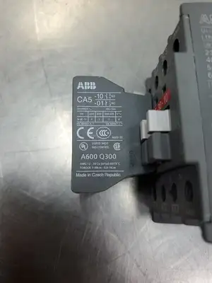 ABB A263010 AC 45A Contactor w/ABB CA510 Auxiliary Contactor. 4A43.1