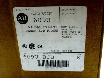 NEW ALLEN-BRADLEY SERIES K 609UBJB