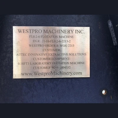 NEW WESTPRO MACHINERY FLO.2-6