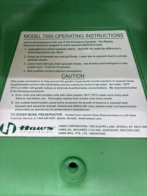 New | in-Stock Haws 7500 Safety Equipment Indiana US | J&J Industrial Supply #1258314