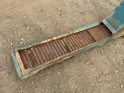 Chip Conveyor, Marathon 1/2hp 208-230/460 Volt 3 Phase Motor, approx. 90” long overall, 9” wide conv...