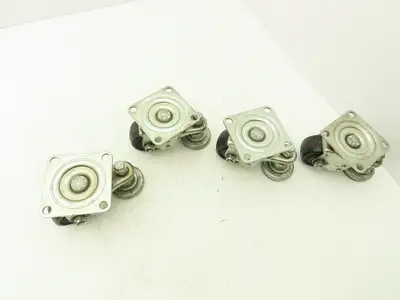 Caster Wheel 65x38mm (2-9/16"x1-1/2") With Stopper Brake Foot Lot of 4