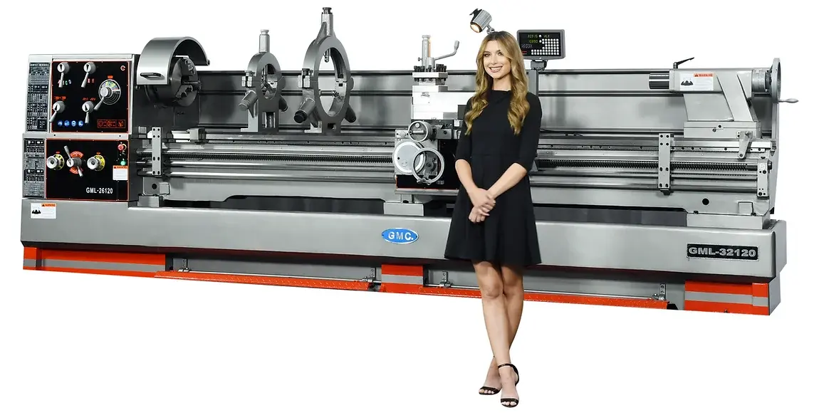 32 x 120” Metal Gap Bed Lathe | 4-1/8” Spindle Bore | GML-32120