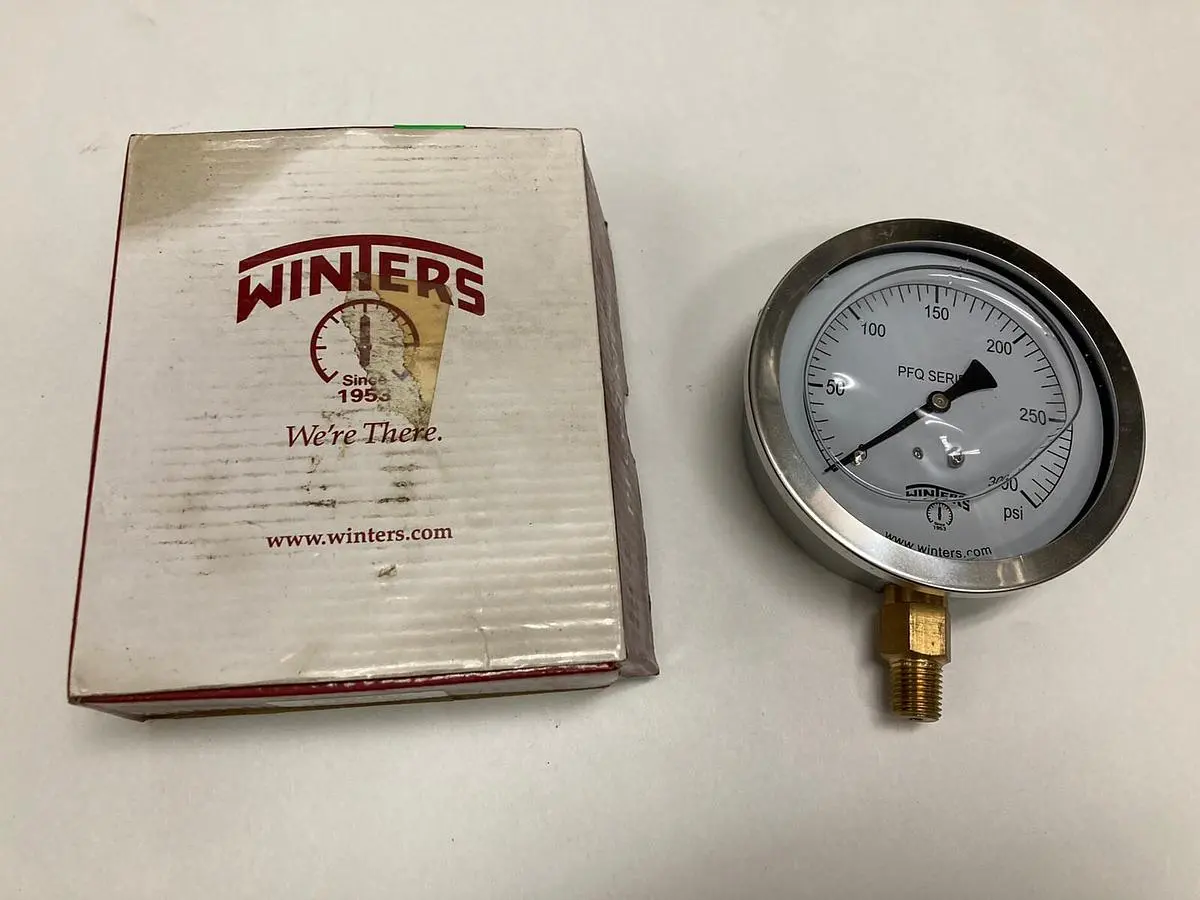 New | in-Stock WINTERS PFQ714R1 Universal Pressure Meters Ohio US | Surplus Asset Holdings #1235037