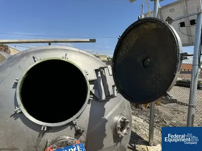 USED Lee Industries 2,000 Gal Lee Reactor, 316 S/S, 23/100#