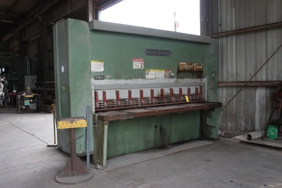 Cincinnatti 750 x 10' Shear, 3/4" Mild Steel Cap (LOCATION: Schertz, TX)