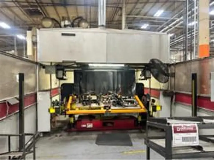Used 2015 GENESIS/FANUC DUAL FANUC ROBOT, DUAL TRUNION MIG WELDING CELL WITH FULL ENCLOSURE, VERY LOW HOURS Robotic Welding Cells | Harbor Machinery Inc. #1283420