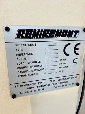 USED 2000 REMIREMONT PHC20VAR