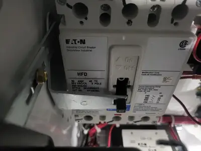 35 kW, 480V, 3 PH Motor Starter Panel / MCC