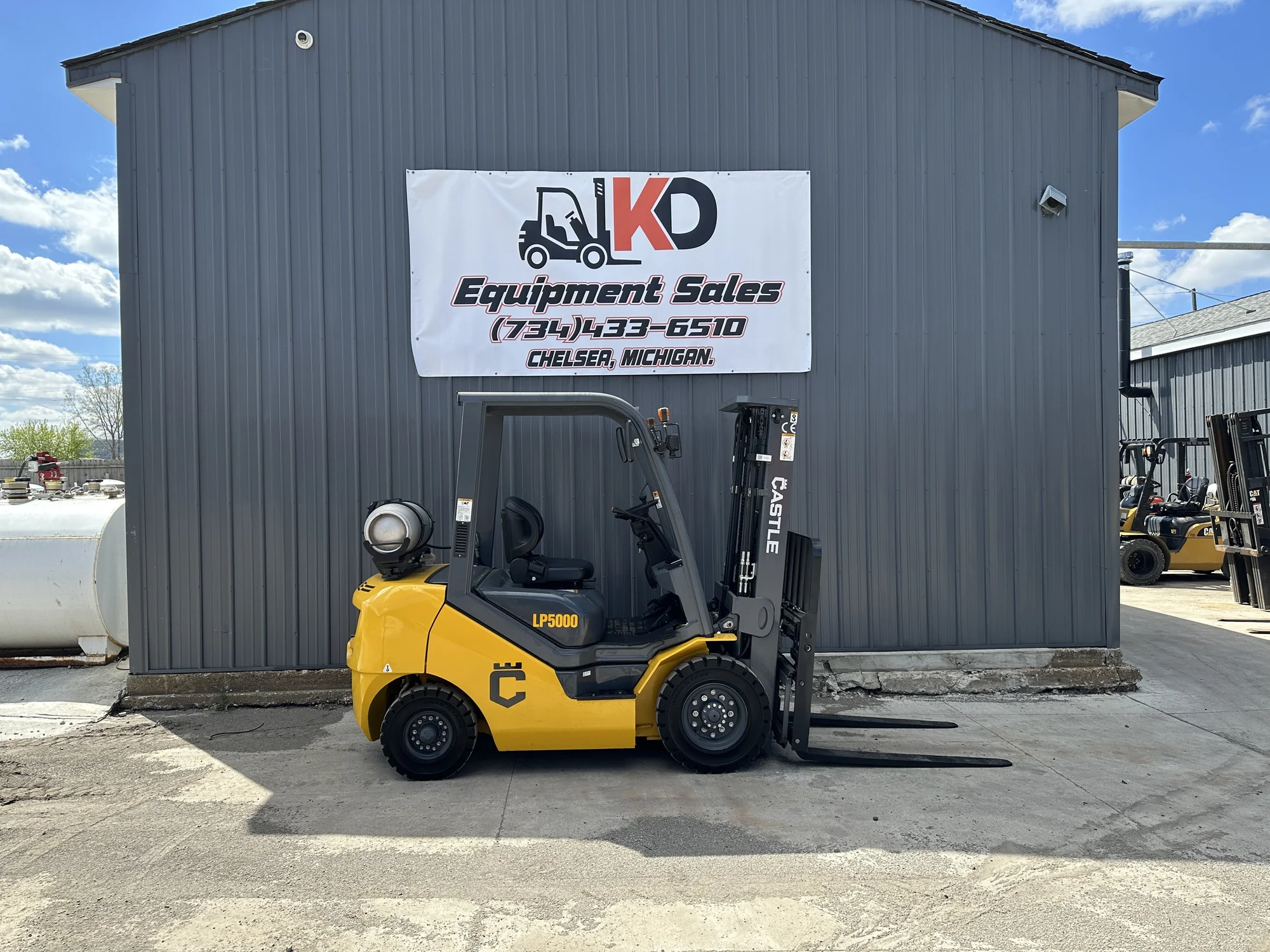 New | in-Stock CASTLE LP5000 Liquid Propane Forklifts Michigan US | KD Equipment Sales #1548817