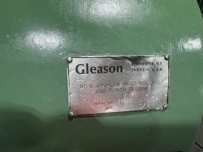 Used 1982 GLEASON #6 Gear Testers Michigan US | Gibbs Machinery Company, Inc. #1433712