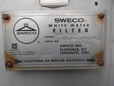USED 1994 SWECO WWF-304S-12S