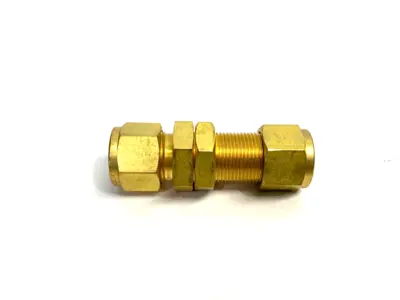 B-810-61 | Swagelok  Brass Bulkhead Compression Tube Fitting 1/2" OD Tube - New Other