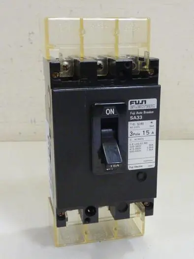 Used FUJI ELECTRIC SA33-15 Circuit Breakers Michigan US | Ideal Machinery #708099