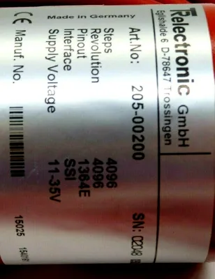 NEW TR ELECTRONIC 205-00200 ENCODER D-78647 20500200