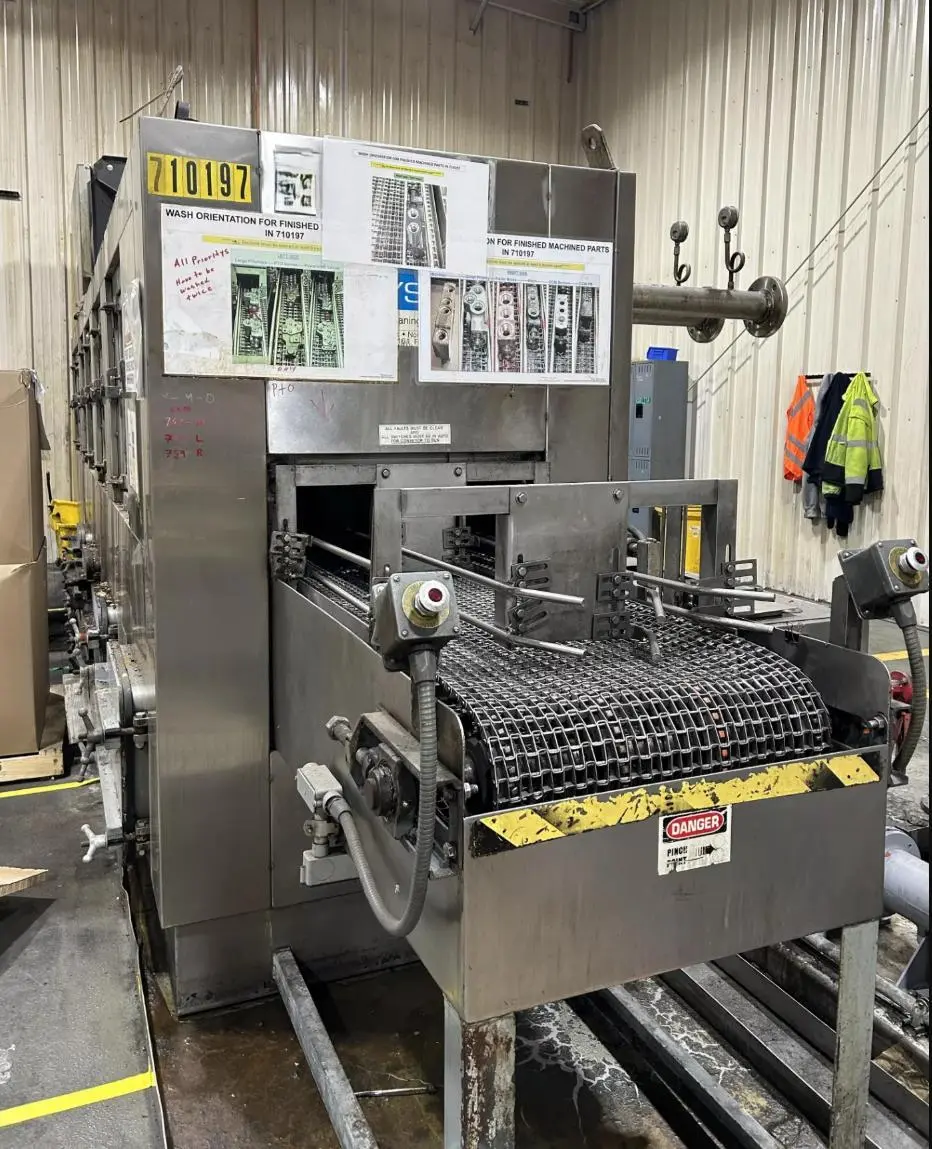 FPI SYSTEMS STAINLESS STEEL CONVEYORIZED PASS-THROUGH PARTS WASHER: YOBRO #25173