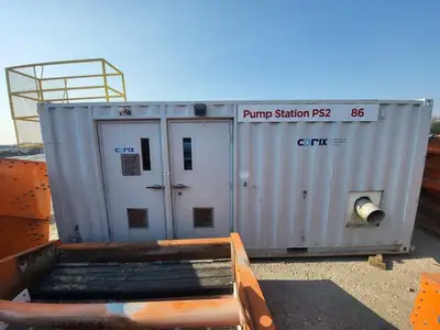100HP Dewatering Pump Station Package w/ Weatherproof Enclosure