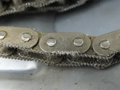 Daido Kogyo DID35F Sharp Top Conveyor Roller Chain #35 Serrated 150 Ft Roll