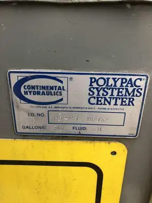 Continental Hydraulics 300 Gallon 4 Bay Oil Tank/ Polypac P88-957 Spill Station