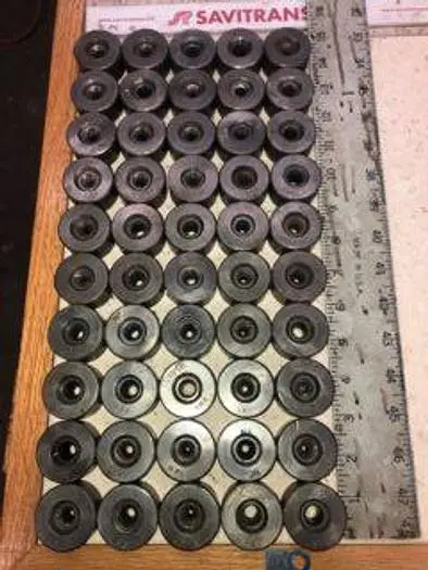3047-140 Lot of 50 Tungsten Quality Carbide Medium-Size Wire and Tube Drawing Dies