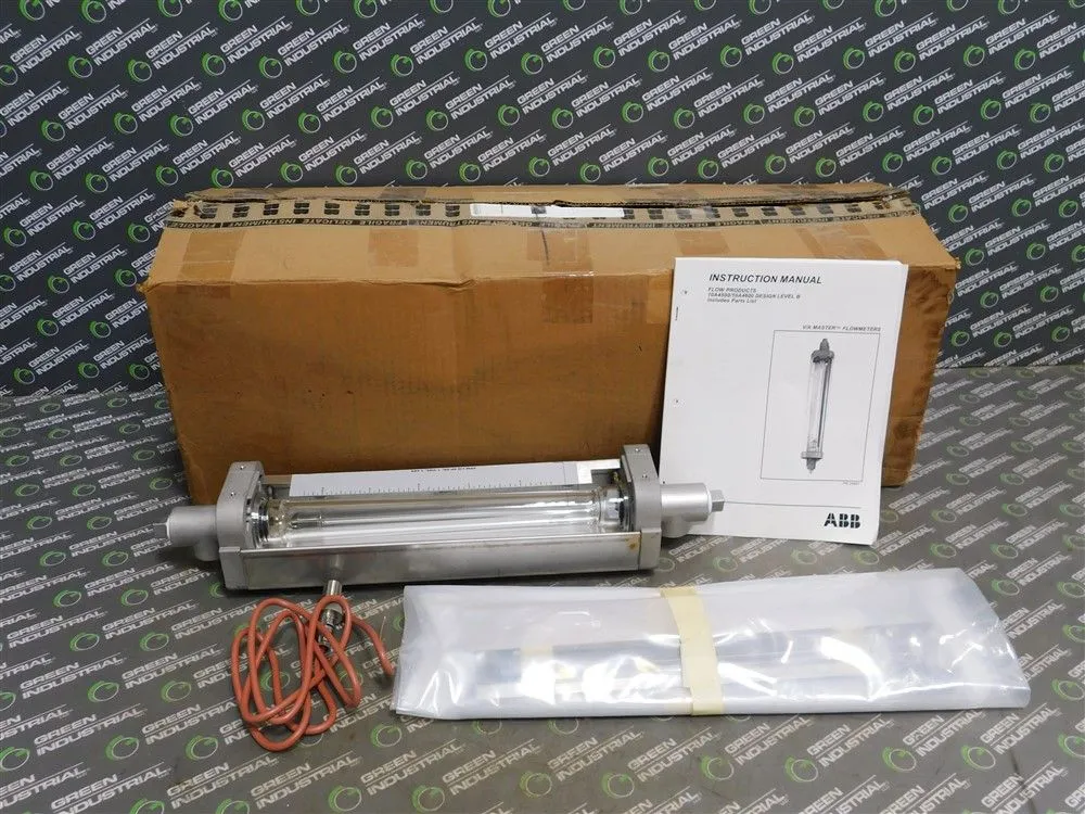 ABB 10A4555SZBJ V/A Master FlowMeter 1380 kPa. ga/200 psig @ 120°C/250°F New