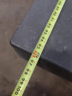 8' X 4' X 10" CHALLENGE PRECISION LAYOUT INSPECTION GRANITE TABLE: STOCK #23809