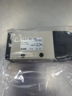 USED SMC VFM350-N02-34B Mechanical Valve, 0.15~0.9MPa