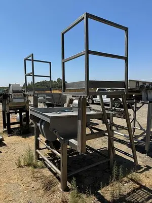 Feeder, Vibratory, 48" x 7', Stainless Steel, Key, Iso-Flo, #5861445