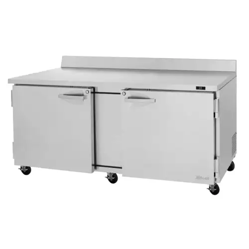 Turbo Air PWR-72-N 72 5/8" Worktop Refrigerator w/ (2) Sections, 115v