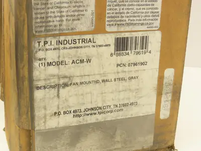 New | in-Stock TPI _UNKNOWN_ Blowers Indiana US | Arrow Industrial #946412