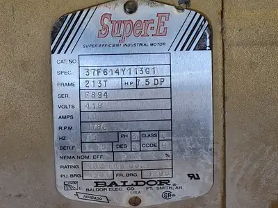 USED BALDOR 37F614Y113G1
