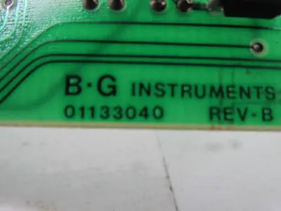 B-G Instruments 01133040 Rev B Circuit Board Printer Scanner Plotter